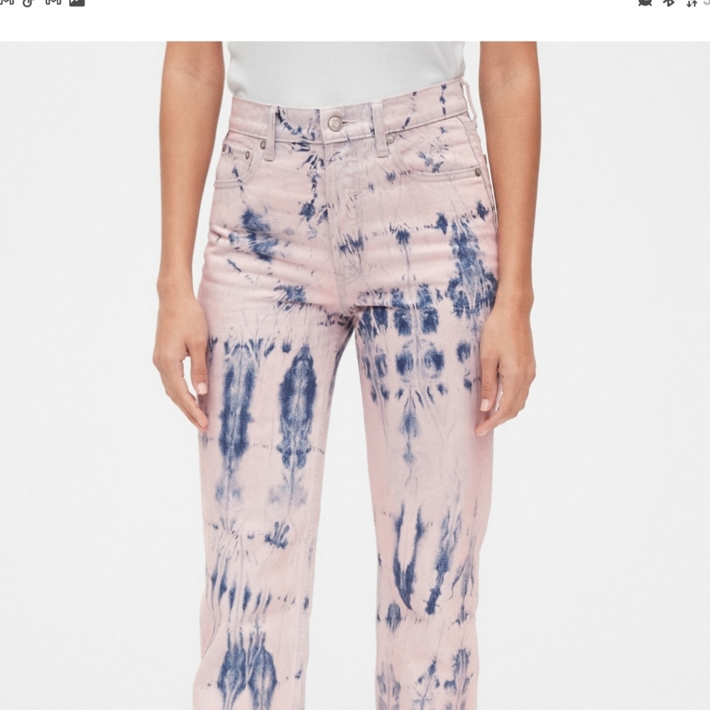 Gap High-waist Tie-Dye Jean